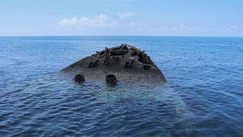 sunken boat Bermuda Triangle