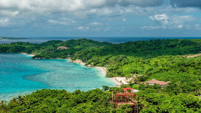 Aerial view of Boracay Island