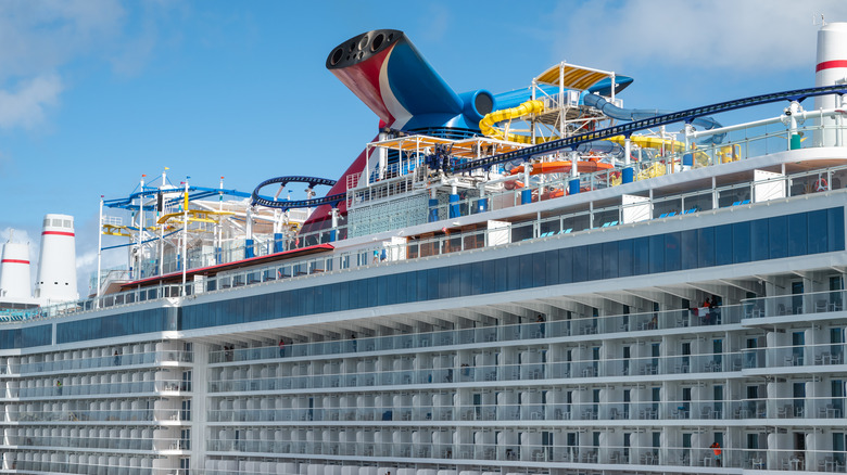 carnival cruise ship rollercoaster 