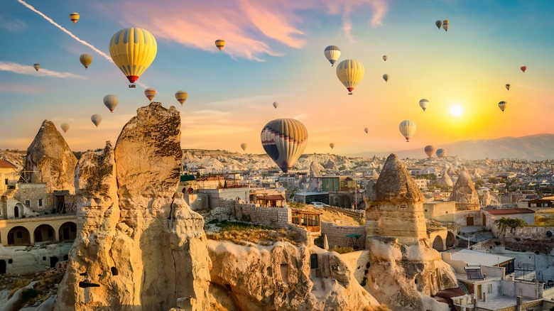 Balloons over Cappadocia, Turkey