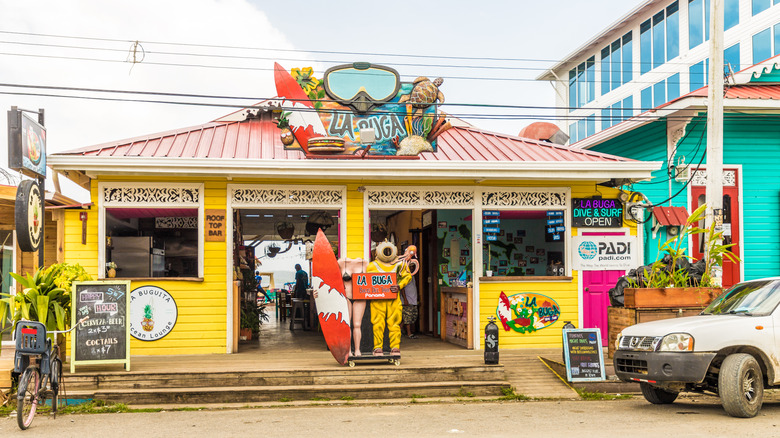 A PADI dive shop