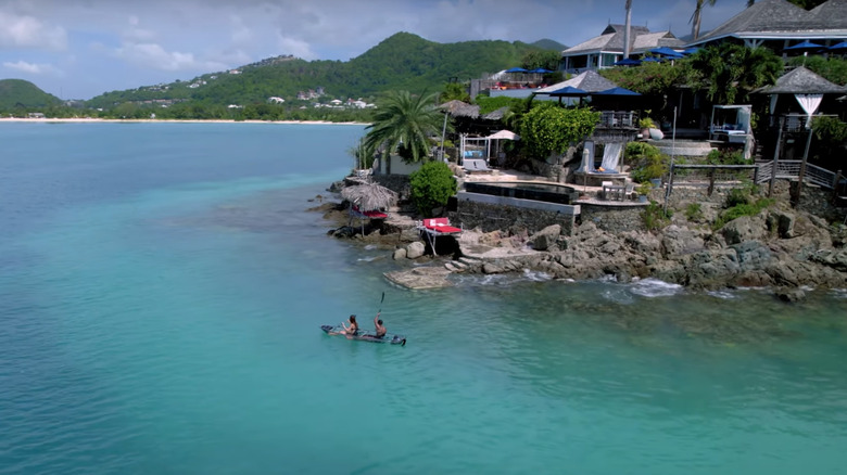 Kayakers at Cocobay Resort, Antigua