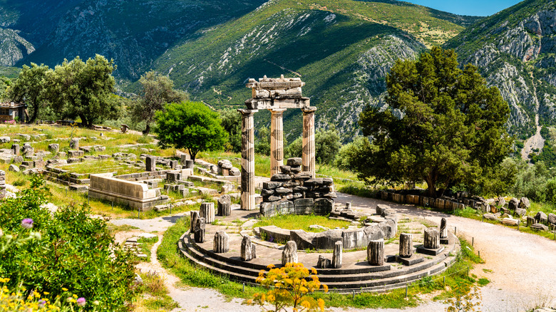 Temple of Athena in Delphi