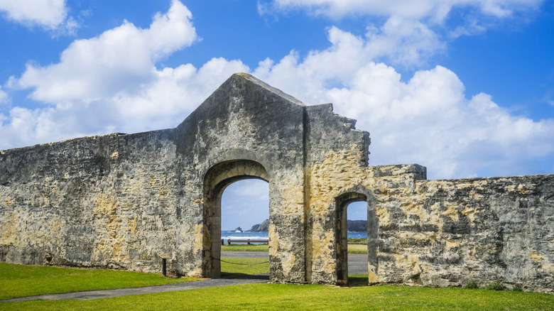 Convict ruins, Norfolk Island, Australia