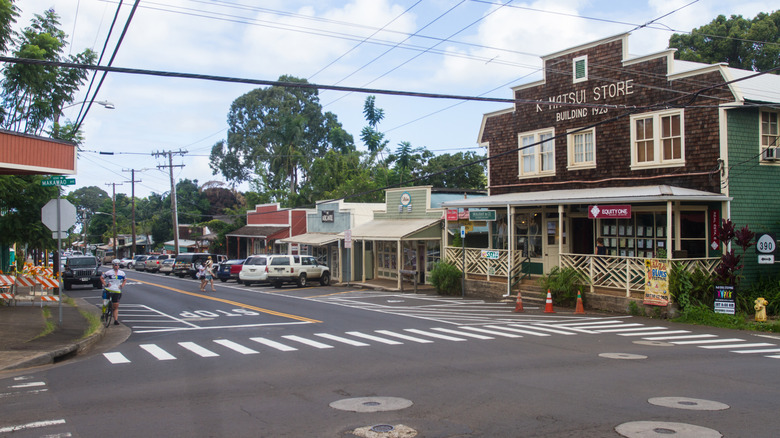 stores on Makawao street