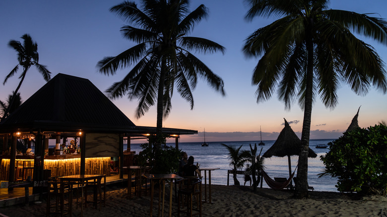 Beach bar Fiji Yasawa Islands