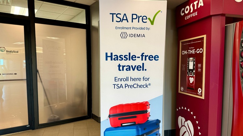 Sign for TSA PreCheck