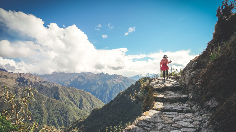 Stairs on Huayna Picchu