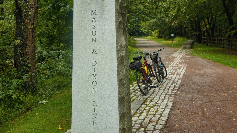 Marker on Great Allegheny Passage