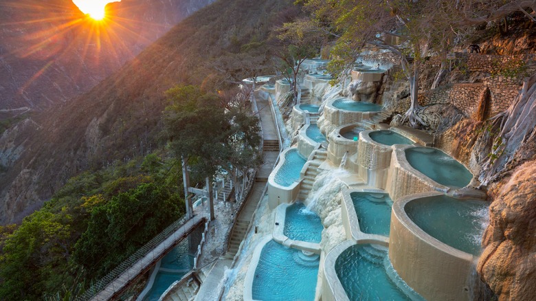 Pools at Grutas Tolantongo