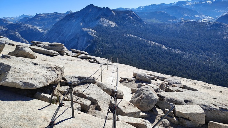 The Half Dome cables 