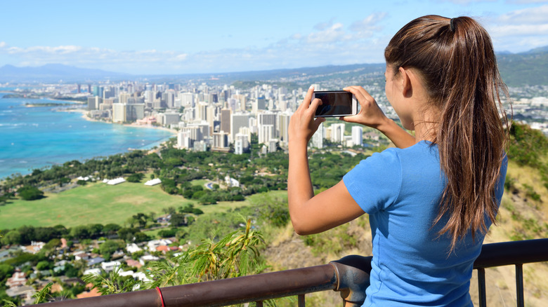 Lookout at Diamond Head, Hawaii