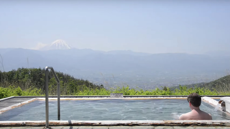 View from Hottarakashi Onsen