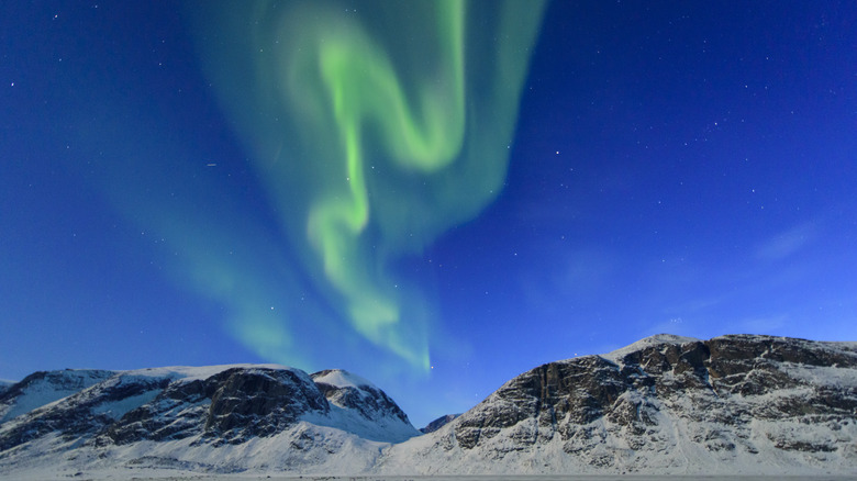 Northern Lights from Baffin Island