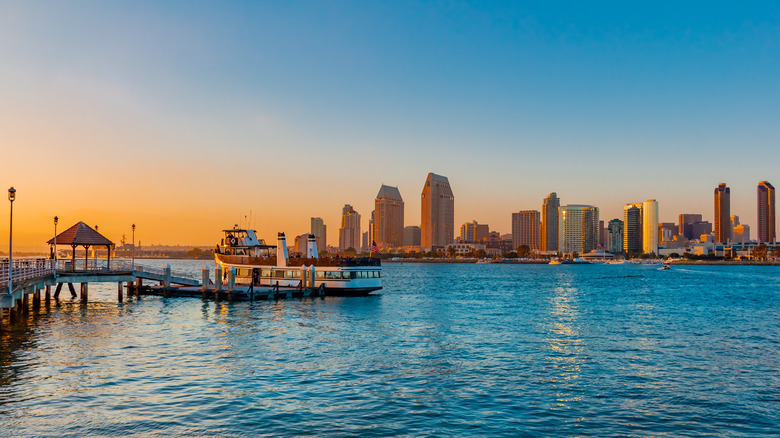 View of San Diego from the water