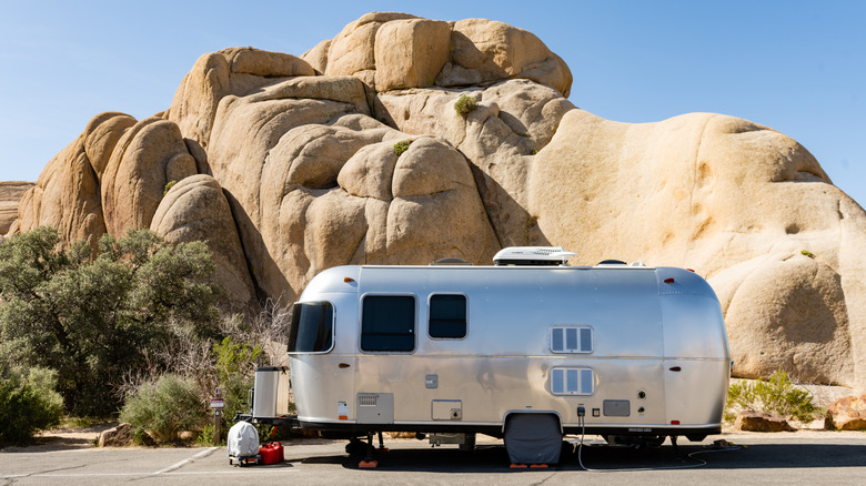 Airstream Trailer in Joshua Tree 