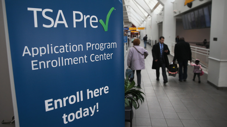 TSA PreCheck sign