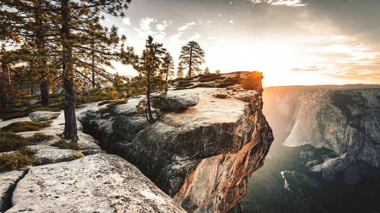 Taft Point at sunset