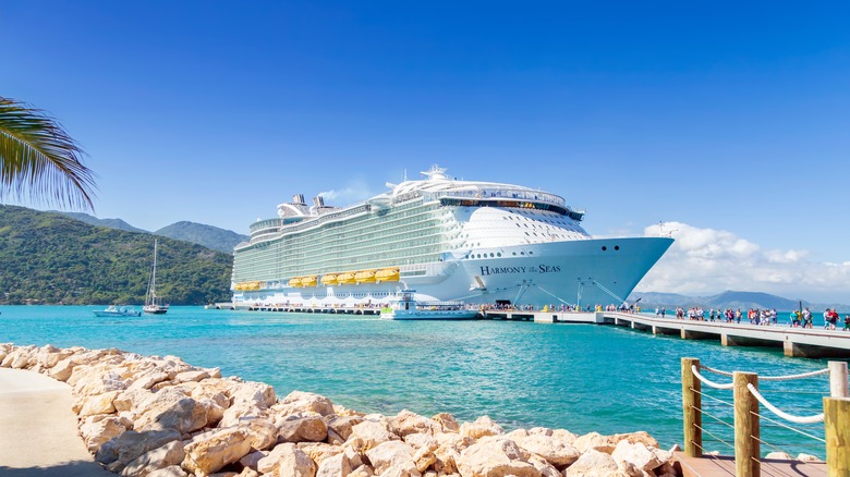 Royal Caribbean ship docked