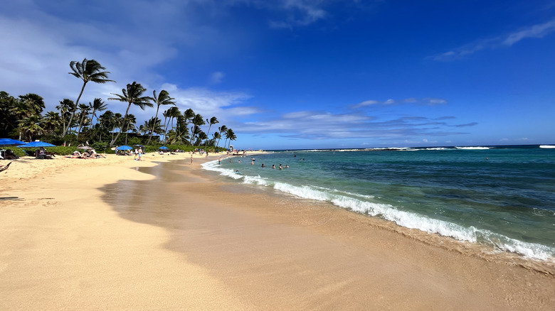 Poipu Beach in Kauai, Hawaii