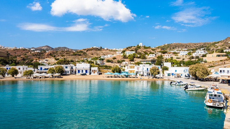 Harbor in Kimolos, Greece