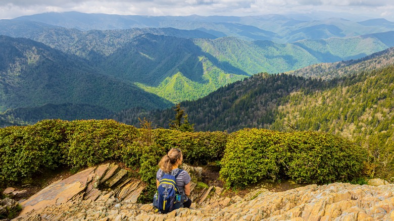 hiker great smoky mountains