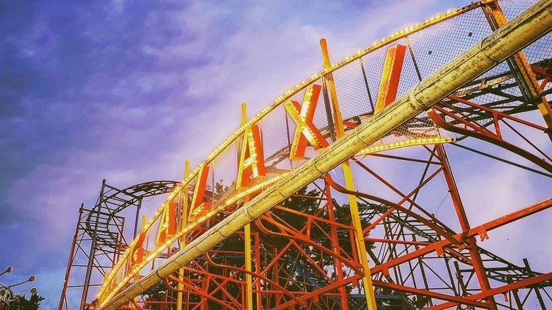 Rollercoaster at Sylvan Beach Amusement