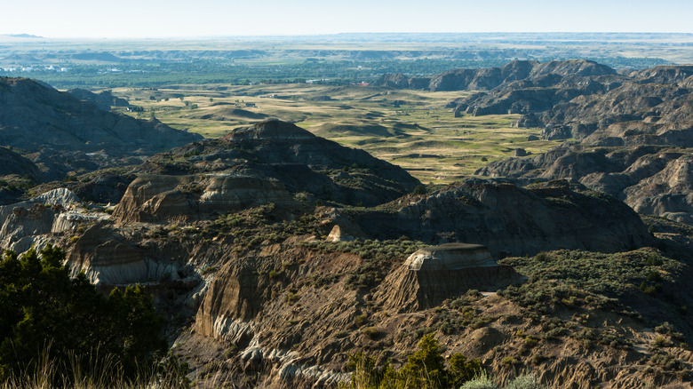 Makoshika state park from high vantage