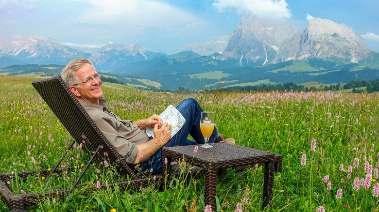 Rick Steves in the Dolomites