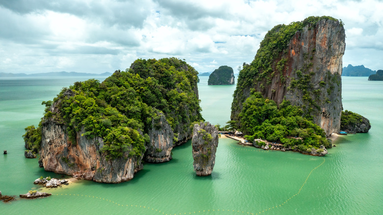 James Bond Island green waters