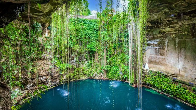 A cenote near Chichen Itza