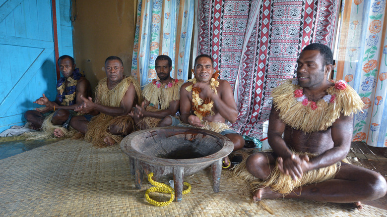 Fijian kava ceremony