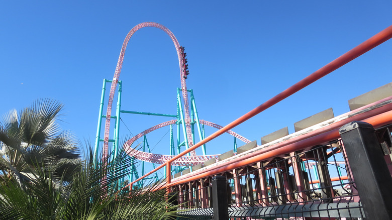 Xcelerator rollercoaster at Knott's Berry Farm in California