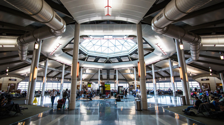 Inside New Orleans airport