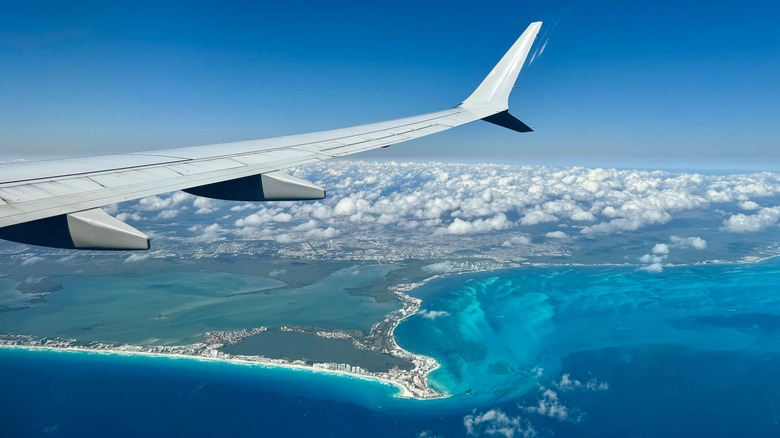 View from an airplane