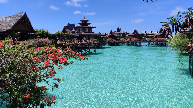 Rooms at Mabul Water Bungalows