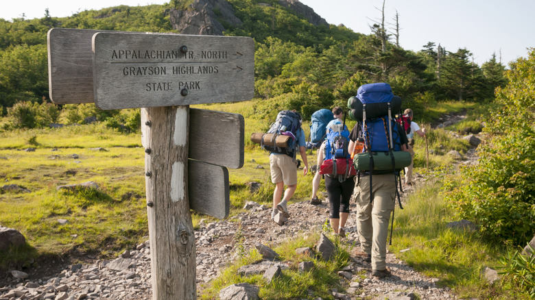 backpackers Appalachian trail