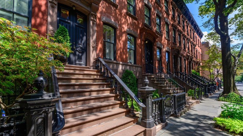 Brownstones on Perry Street