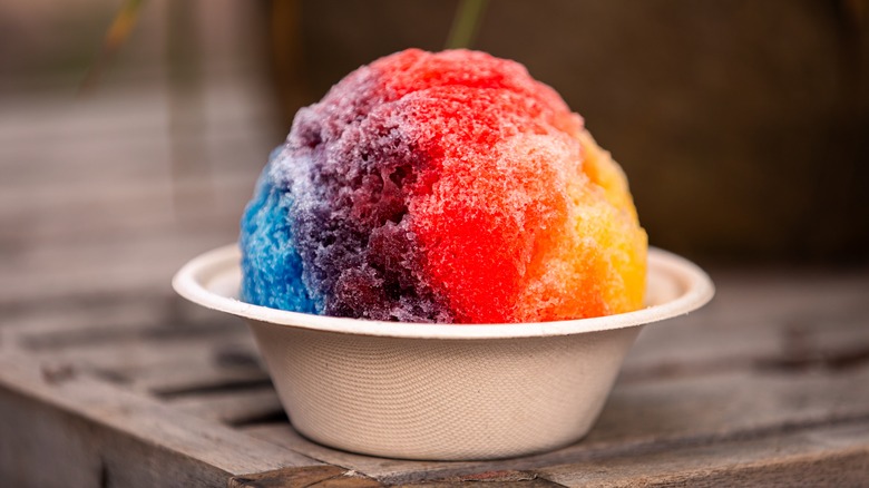 Hawaiian treat of shave ice