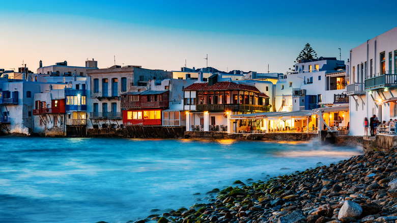 The main town of Mykonos