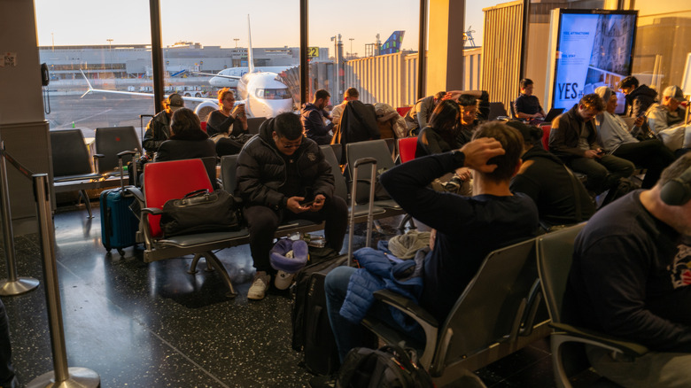 Newark Airport on a layover