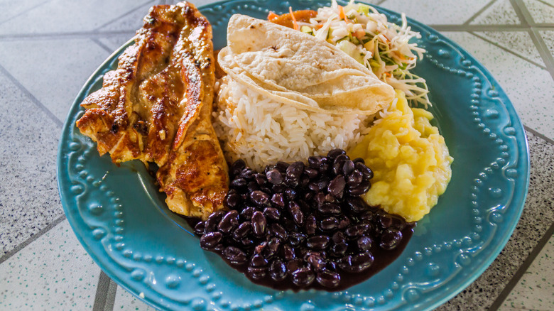 Casado plate in Costa Rica