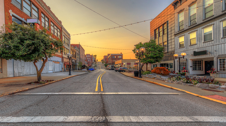 Street view of Alton Illinois