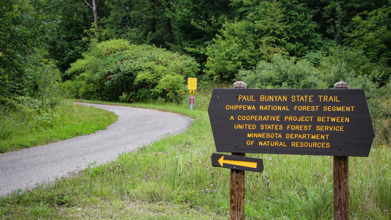 Paul Bunyan State Trail section