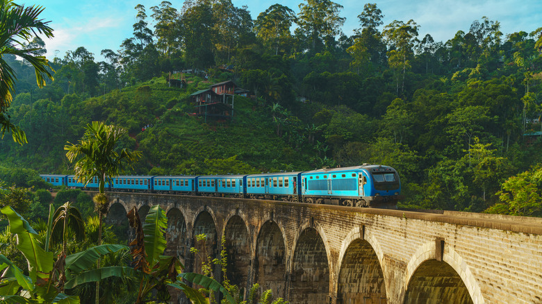 A train in Sri Lanka