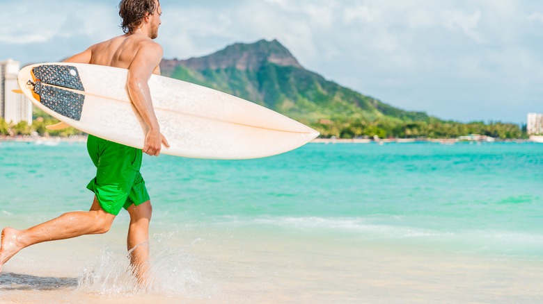 Surfer in Honolulu