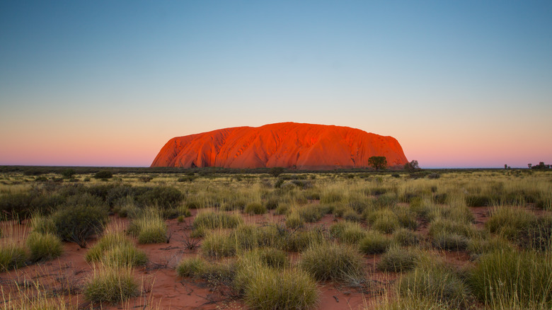 Giant rock of Uluru