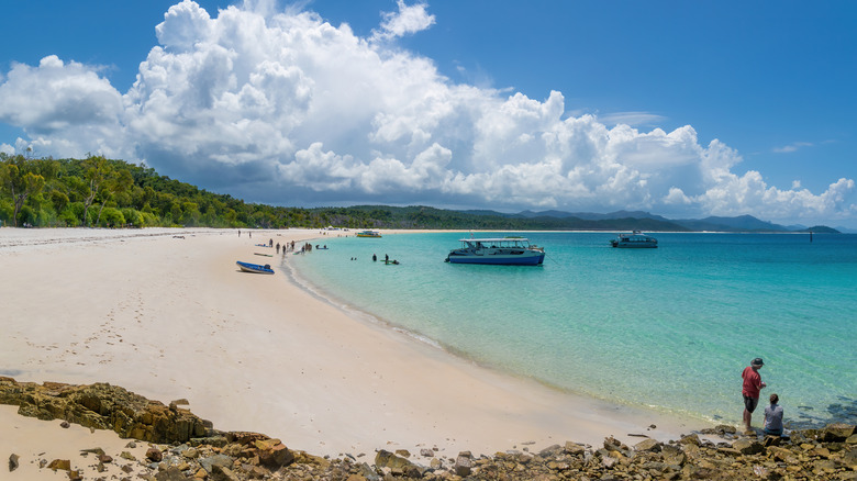 sunny Whitehaven Beach in Capri