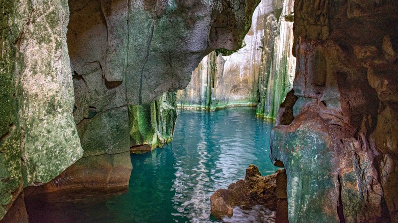 Sawa-i-Lau caves in Fiji